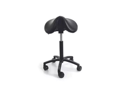 Soft saddle chair, leather