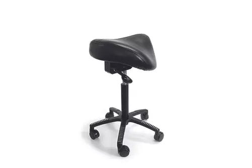 Soft saddle chair, leather