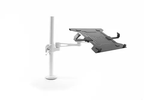 Notebook stand for attaching to the monitor