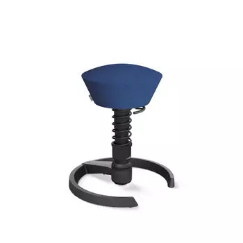 Swopper active chair, blue microfibre