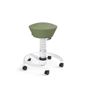 Swopper active chair, green/beige wool