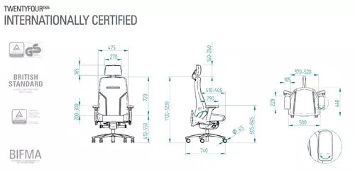 TWENTYFOURis5, control room chair