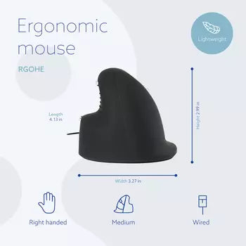 HE Mouse large left, wired
