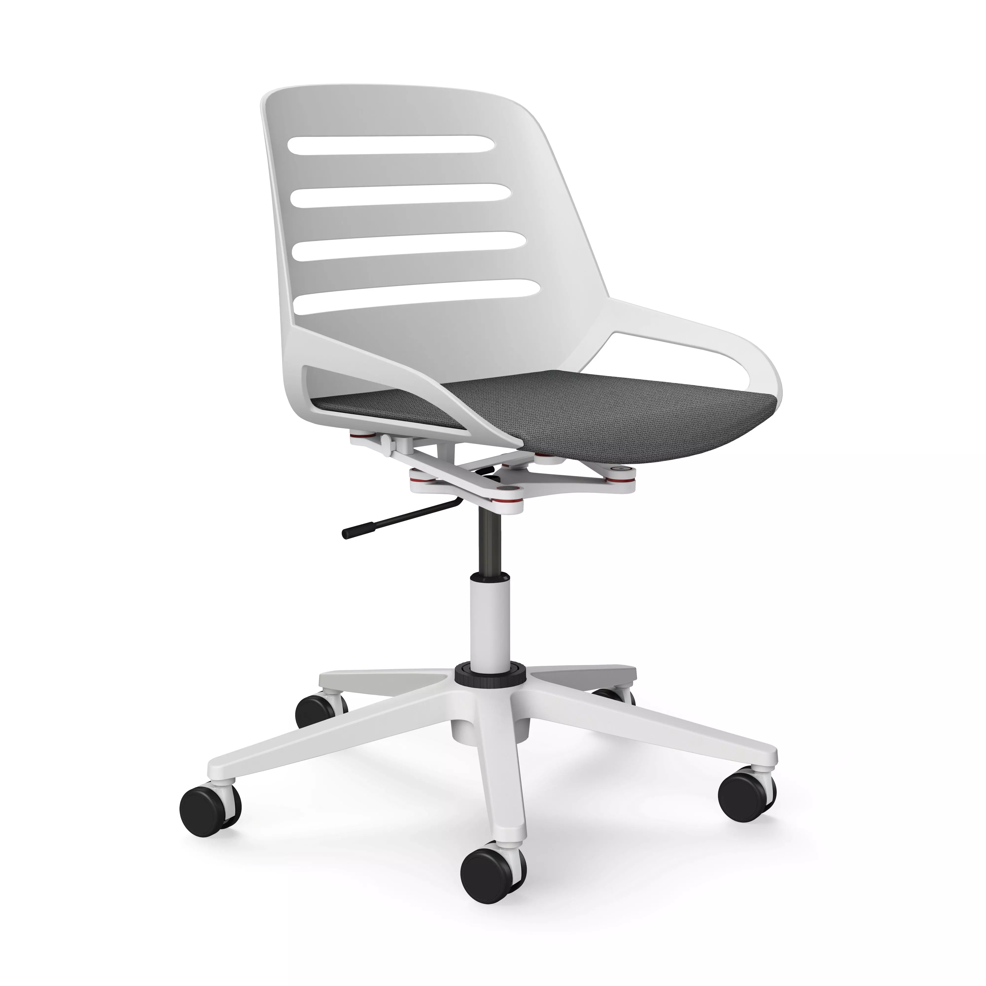 Numo Task active chair, white/grey