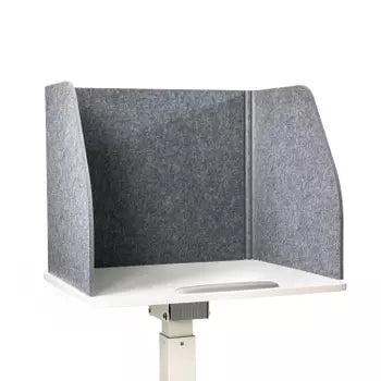 Foldable table screen, grey