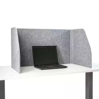 Foldable table screen, grey