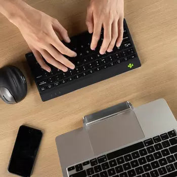 Ergo-R Black mini keyboard, bluetooth