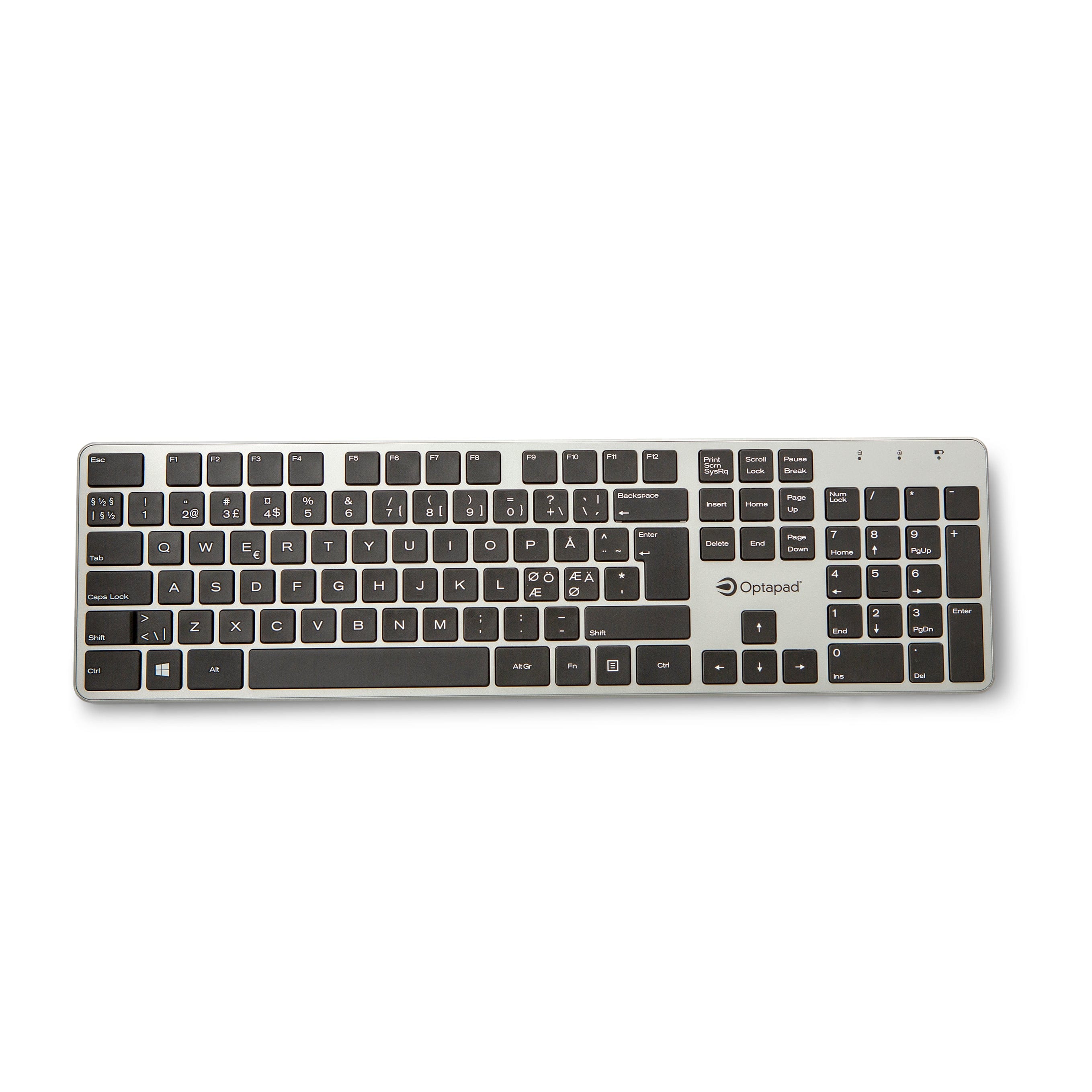  Optapad tangentbord (Trådlös) - hand-arm, mus-tangentbord, nacke-axlar, Tangentbord, Trådlösa tangentbord - ErgoFinland