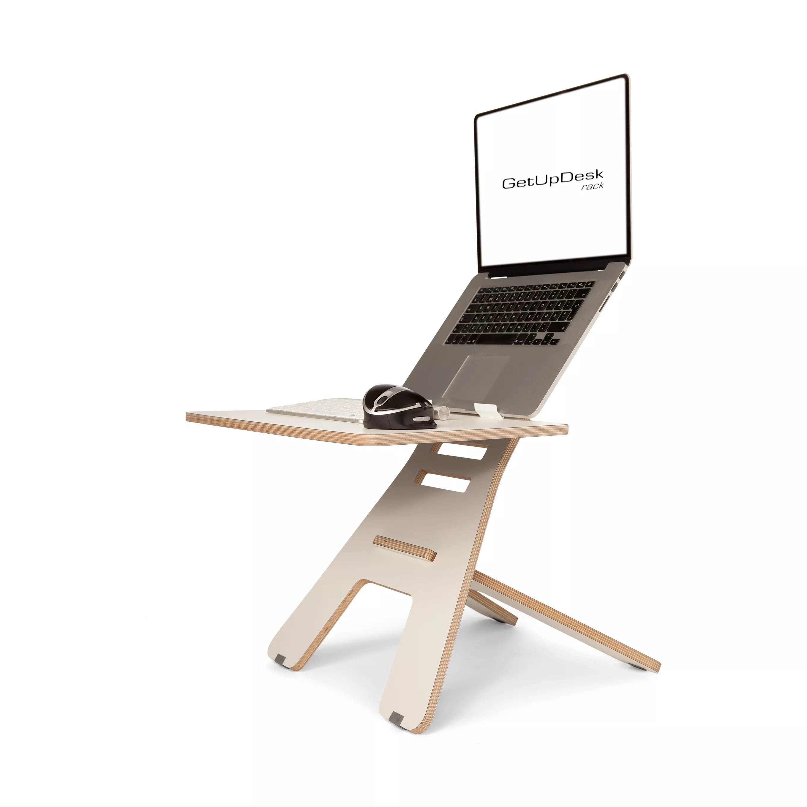  GetUpDesk Rack ställning för laptop - bord, bordstillbehör, hemmakontor, skolor - ErgoFinland