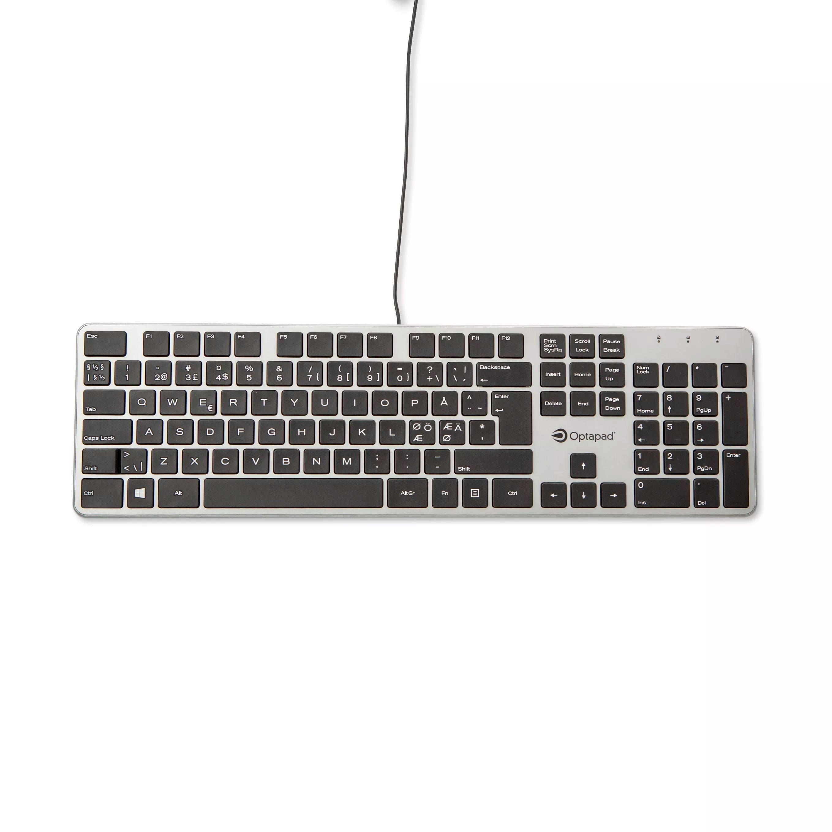  Optapad tangentbord (Trådbunden) - hand-arm, mus-tangentbord, nacke-axlar, Tangentbord, Trådbundna tangentbord - ErgoFinland